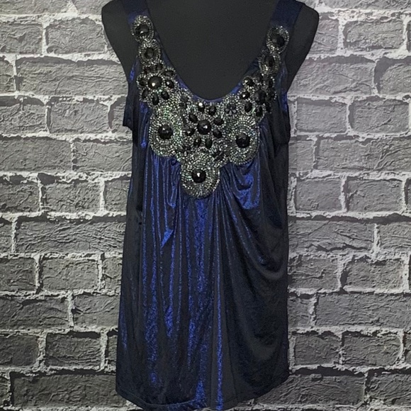 torrid Tops - Torrid Plus Sz 1 SEXY Stunning Embellished Tank
